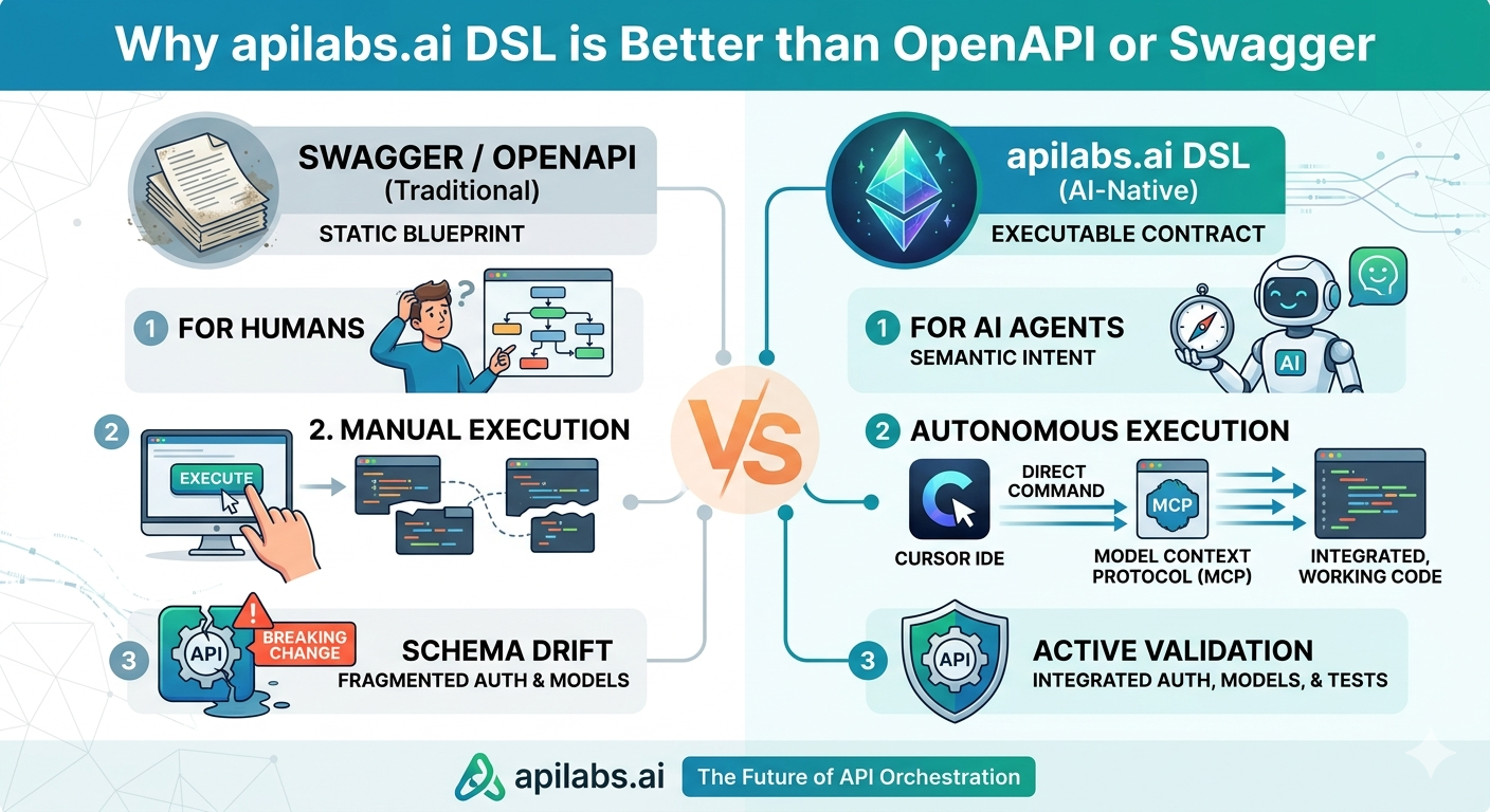 Why apilabs.ai API Contract DSL is Better than OpenAPI or Swagger